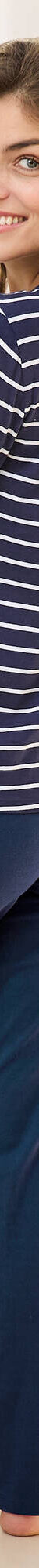 Pyjama manches longues motif "chatons" (marine) Pyjama manches longues motif "chatons" (marine)